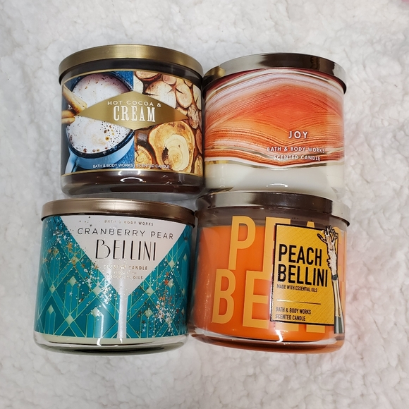 Bath & Body Works Other - Bath & Body Works 3 Wick Candles NEW